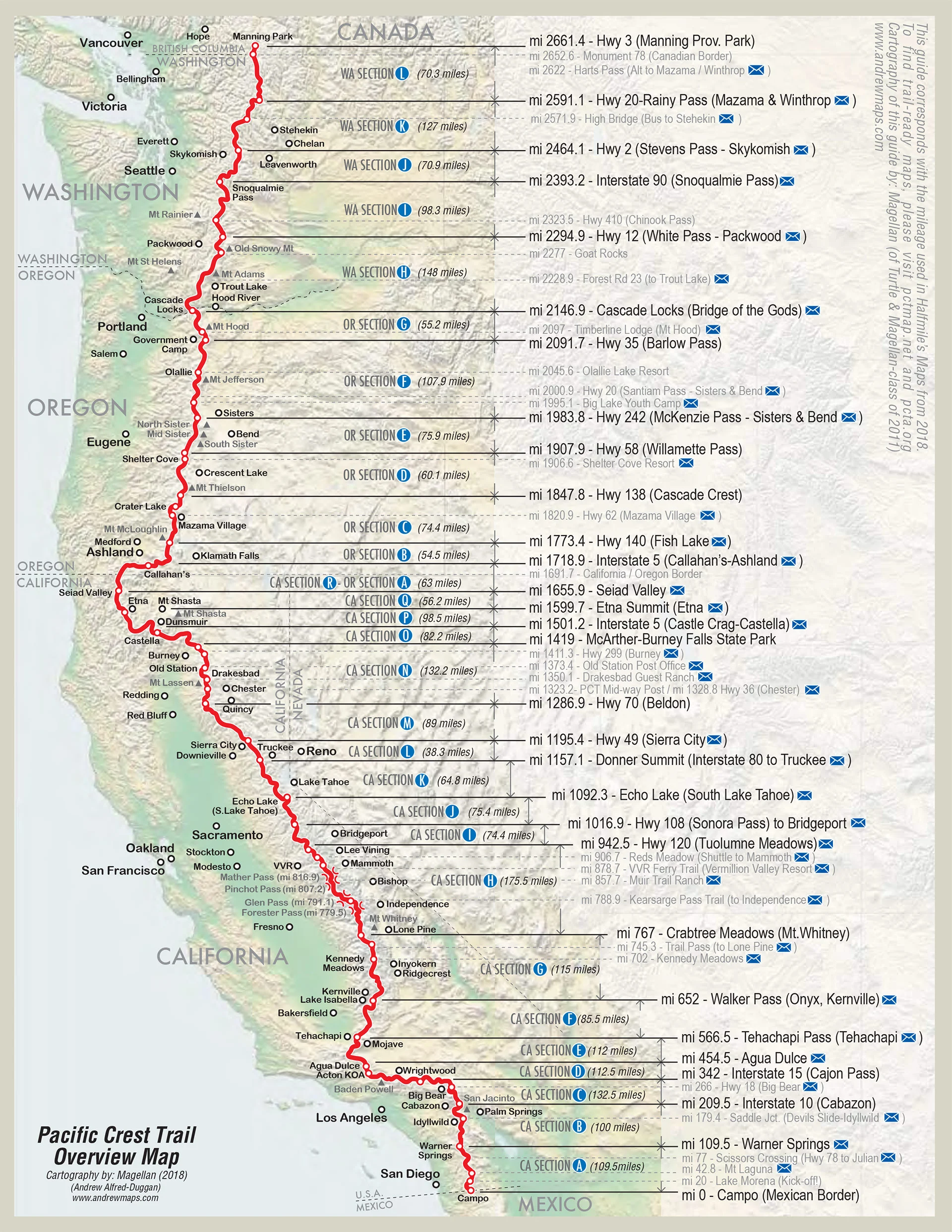 PCT map